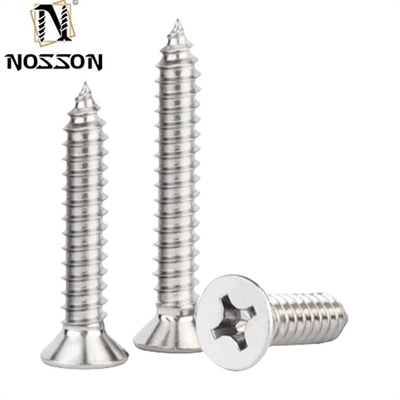 메트릭 치즈 헤드 스테인리스 스틸 DIN7982 ST2.9-ST6.3 CSK 필립스 금속 ISO 표준을 위한 자율 탭 스크루