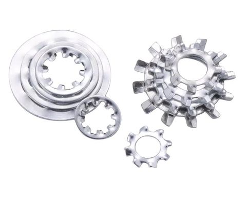 M6-M30 304 스테인레스 스틸 내부 외쪽 이빨 톱니 모양 스프링 잠금 세척기 일반 산업의 사용자 정의 수요를 위해