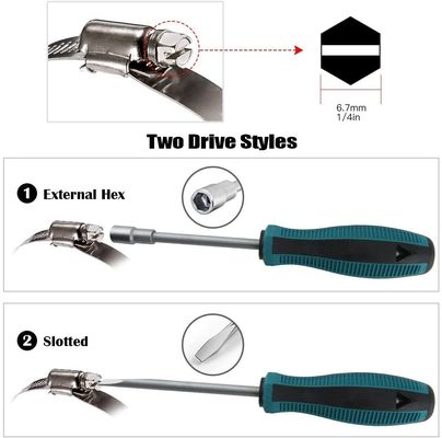 커스터마이즈 된 16-300mm 일반 용도 Hose 클램프 단단한 Hose 및 파이프 3인치 65-89mm 스테인리스 스틸 304