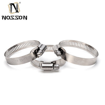 중공업 응용 독일 스테인리스 스틸 스나일 기어 Hose 클램프 16-300mm 대역폭 및 조절 가능한 금속 클램프