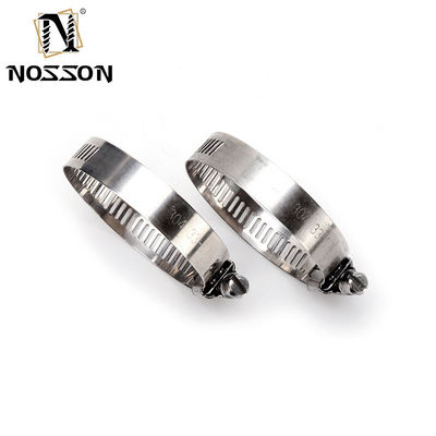 중공업 응용 독일 스테인리스 스틸 스나일 기어 Hose 클램프 16-300mm 대역폭 및 조절 가능한 금속 클램프