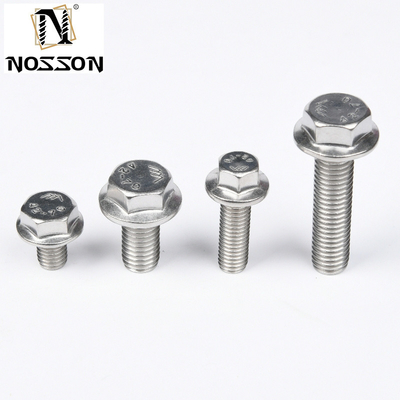최고 수준의 진크 코팅 스틸 DIN6921 플랜지 헥스 헤드 볼트 M10 M12 M6 중량 용도용