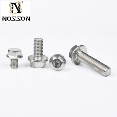 최고 수준의 진크 코팅 스틸 DIN6921 플랜지 헥스 헤드 볼트 M10 M12 M6 중량 용도용