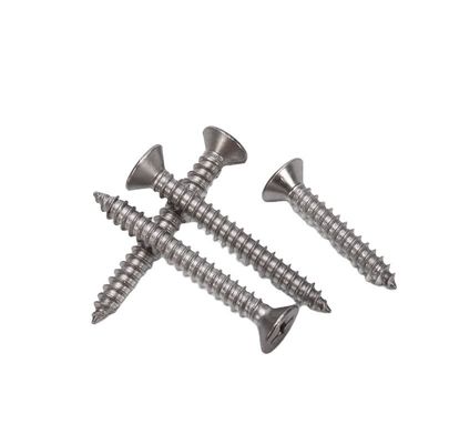 진크로 덮인 필립스 크로스 트러스 헤드 셀프 탭 스크루 DIN 표준 목재 가구 철강 고정 장치 INCH 측정