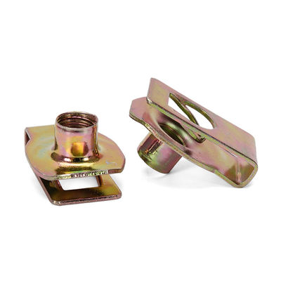 헥사곤 헤드 메트릭 측정 시스템 M4-M10 주황 접착 U 모양 금속 스프링 클립 견과류 금속 U 견과류