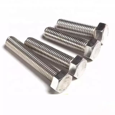 메트릭 측정 시스템 M6-M36 M10 블랙 헥스 볼트 견과류 세척기 DIN933 8.8 12.9 제조용 파란색 염색 끝