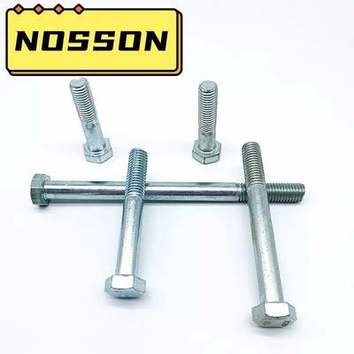 메트릭 측정 시스템 M6-M36 M10 블랙 헥스 볼트 견과류 세척기 DIN933 8.8 12.9 제조용 파란색 염색 끝