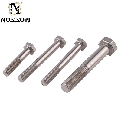 진크 마무리 ANSI/ASME 표준 스테인리스 스틸 반 가닥 헥스 볼트