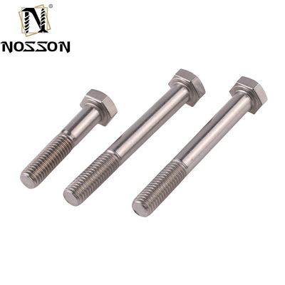 진크 마무리 ANSI/ASME 표준 스테인리스 스틸 반 가닥 헥스 볼트