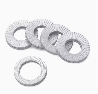 M14 볼트 윙 잠금 세척기 10pcs 망간제철 안전 세척기 ISO 표준 및 진동 저항 식품 음료