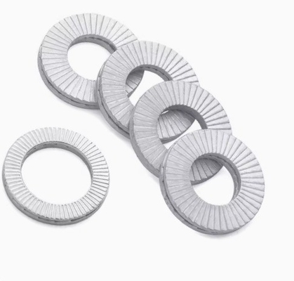 M14 볼트 윙 잠금 세척기 10pcs 망간제철 안전 세척기 ISO 표준 및 진동 저항 식품 음료