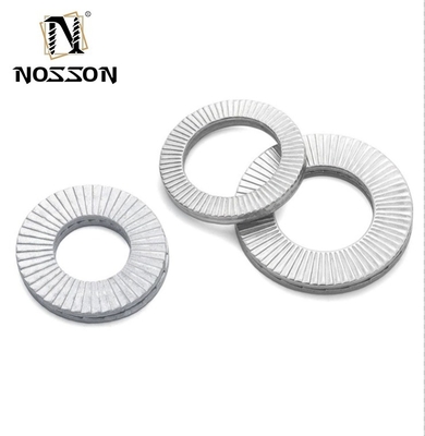 M14 볼트 윙 잠금 세척기 10pcs 망간제철 안전 세척기 ISO 표준 및 진동 저항 식품 음료