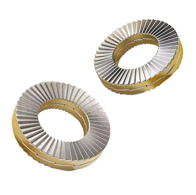 M14 볼트 윙 잠금 세척기 10pcs 망간제철 안전 세척기 ISO 표준 및 진동 저항 식품 음료