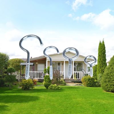 메트릭 측정 시스템 오픈 타입 디자인과 ISO 표준에 따라 최신 디자인으로 스테인리스 스틸 나사 눈 갈고리