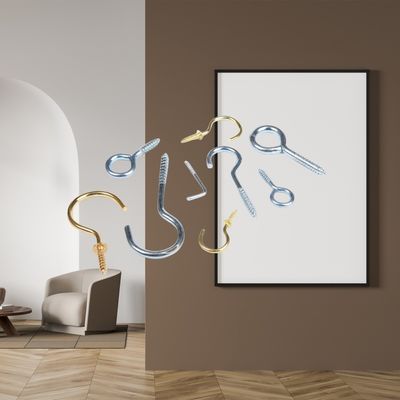 메트릭 측정 시스템 오픈 타입 디자인과 ISO 표준에 따라 최신 디자인으로 스테인리스 스틸 나사 눈 갈고리