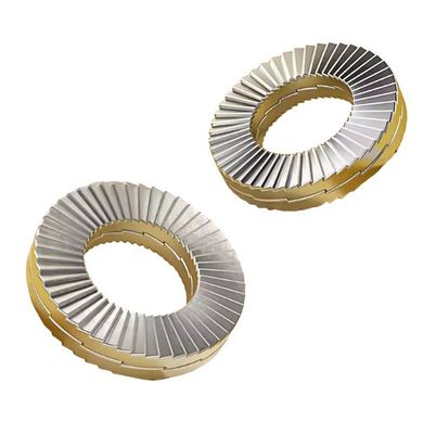 결합 스테인리스 스틸 DIN25201 두 배 쌓인 윙에서 방출을 방지하기 위해 두 번 접힌 자폐 닦기