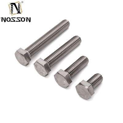 맞춤형 스테인리스 스틸 헥스 헤드 볼트 블랙 옥시드 마무리 및 M1.6 M2 M2.5 M3 M4 M5 M6 M8 M10 M12 M14 M16 M20