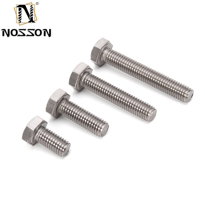 맞춤형 스테인리스 스틸 헥스 헤드 볼트 블랙 옥시드 마무리 및 M1.6 M2 M2.5 M3 M4 M5 M6 M8 M10 M12 M14 M16 M20