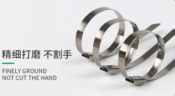자기 잠금 4.6mm 스테인레스 스틸 케이블 묶음 JIS 표준