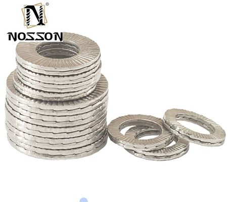 의료 M3M4M5M6M8M10M12M14M16M18M20M22M24M27m30 스프링 잠금 세탁기 사용자 지정 탄소 강철 다크로메트 더블 스택 DIN25201