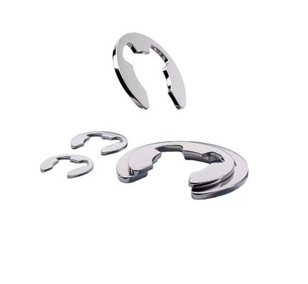 평평한 마무리 스테인레스 스틸 E 모양 스냅 링 오픈 유지 링 E 타입 서클립 내부 치아 스타일 GB896 DIN6799