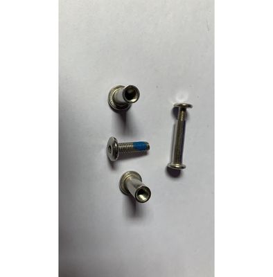 주황 접착 스테인리스 스틸 다이 고정 제조자 칼 손잡이 샤프트 스크루 인치 측정