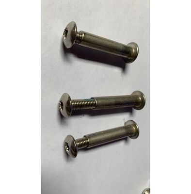 주황 접착 스테인리스 스틸 다이 고정 제조자 칼 손잡이 샤프트 스크루 인치 측정