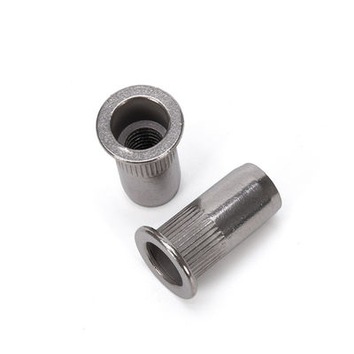 메트릭 측정 시스템 자동차 가구용 스레드 삽입 견과류 SS304 스테인리스 스틸 M6/M8/M10 평면 마무리