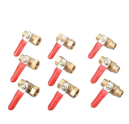 6-12MM Hose Barb Inline Pipe Fittings Brass Water Oil Air Gas Fuel Line Shutoff Ball Valve for Pneumatic Connector Handle 6-12MM 펌프 바브 인라인 파이프 피팅 구리 물 오일 공기 가스 연료 라인 폐쇄 볼 밸브