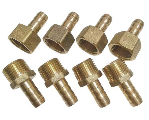 연결 Nipple Corrosion Resistant 1/2"-1" Brass Threaded Fittings Casting Brass Female Thread Tee with Round Head Code 소금 가닥 가닥 가닥 가닥 가닥