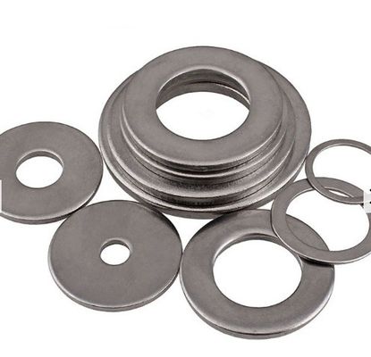 DIN 125 형식 A 가스켓 평면 평면 세척기 물 처리 M3-M30 스테인리스 스틸 육각형 볼트 및 견과류