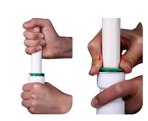 둥근 파이프 파이프 피팅 직결 연결 PPR 급속 연결 장치