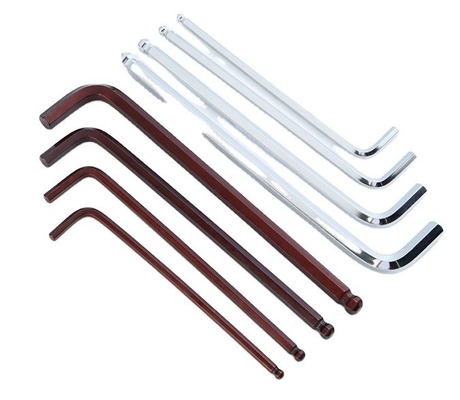 크롬 접착 알렌 헥스 키 Z 및 L 타입 랭치 1.5mm 2mm 2.5mm 3mm 4mm 5mm 6mm 8mm 10mm OBM 지원 타일리 OEM 은