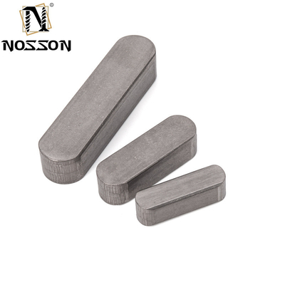 진크 접착 BS 표준 스테인리스 스틸 DIN6885 타입 A 쌍둥이 끝 샤프트 평행 핀 평평 키 8mm 10mm 12mm 14mm 16mm 20mm 25mm 30mm 35mm 40mm 50mm