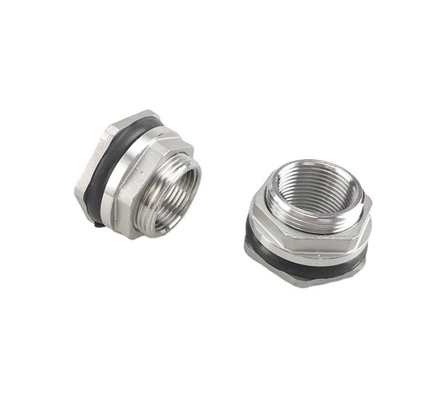 동일  Nipple 연결 구리 물 탱크 커넥터 1/2&quot; 3/4&quot; 1&quot; 남성 청동 파이프 단일 느슨 키 회전 피팅 견과류 조인터