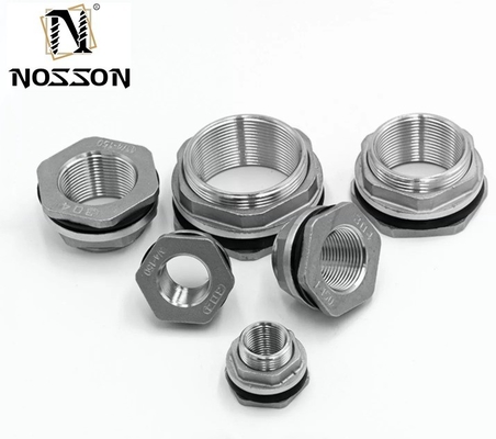 동일  Nipple 연결 구리 물 탱크 커넥터 1/2&quot; 3/4&quot; 1&quot; 남성 청동 파이프 단일 느슨 키 회전 피팅 견과류 조인터