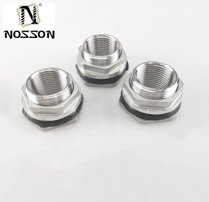 동일  Nipple 연결 구리 물 탱크 커넥터 1/2&quot; 3/4&quot; 1&quot; 남성 청동 파이프 단일 느슨 키 회전 피팅 견과류 조인터