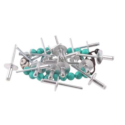 2.4-6.4mm DIN 표준 알루미늄 원형 헤드 팝 코어 당기는 블라인드 리빗