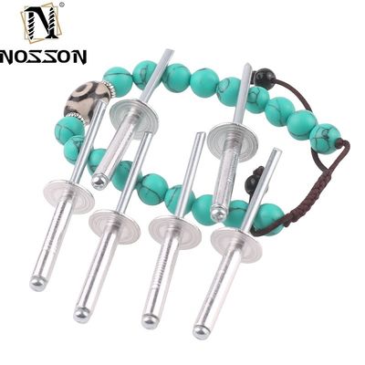 2.4-6.4mm DIN 표준 알루미늄 원형 헤드 팝 코어 당기는 블라인드 리빗