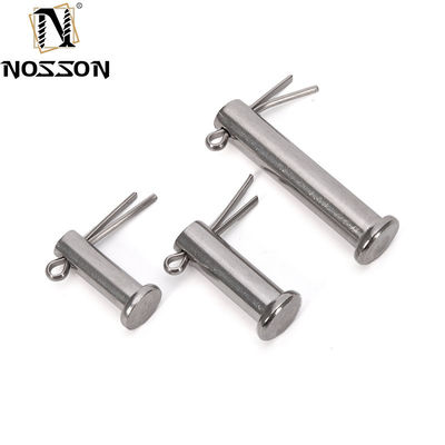 304 316 A2 A4 스테인리스 스틸 클리비스 핀 더 긴 수명을 가진 DIN94 표준 기준을 충족 TiCN 마무리