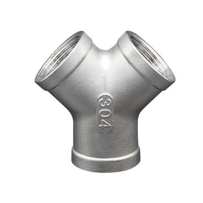 스테인리스 스틸 304/316 산업용 티 파이프 핑팅 크로스 사이드 아웃렛  Nipple Connector Type 4 Way Casted Lateral Tee