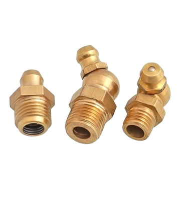 여성 연결 90도  Nipple Grease Fitting for White Grease Gun 노즐 및 맞춤형 크기의 Grease Hose