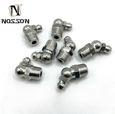 여성 연결 90도  Nipple Grease Fitting for White Grease Gun 노즐 및 맞춤형 크기의 Grease Hose