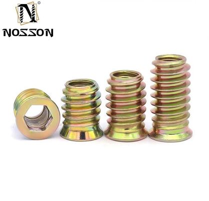 스테인리스 스틸 201/304/316 메트릭 측정 시스템 M6 M8 M10 가구 및 오래 지속되는 가구용 스레드 목재 삽입 견과류