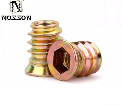 스테인리스 스틸 201/304/316 메트릭 측정 시스템 M6 M8 M10 가구 및 오래 지속되는 가구용 스레드 목재 삽입 견과류