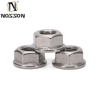 ANSI/ASME 표준 스테인리스 스틸 육각형 플랜지 견과류 M4 M5 M6 M8 M10 M10 스레드 DIN6923 다양한 산업용