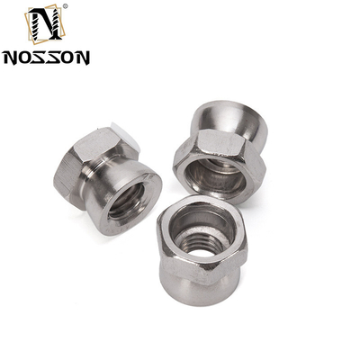 크롬 접착 M6 M8 M10 스테인리스 스틸 안전 견과류 8mm-50mm 볼트 보호 및 메트릭 측정 시스템에 대한 길이