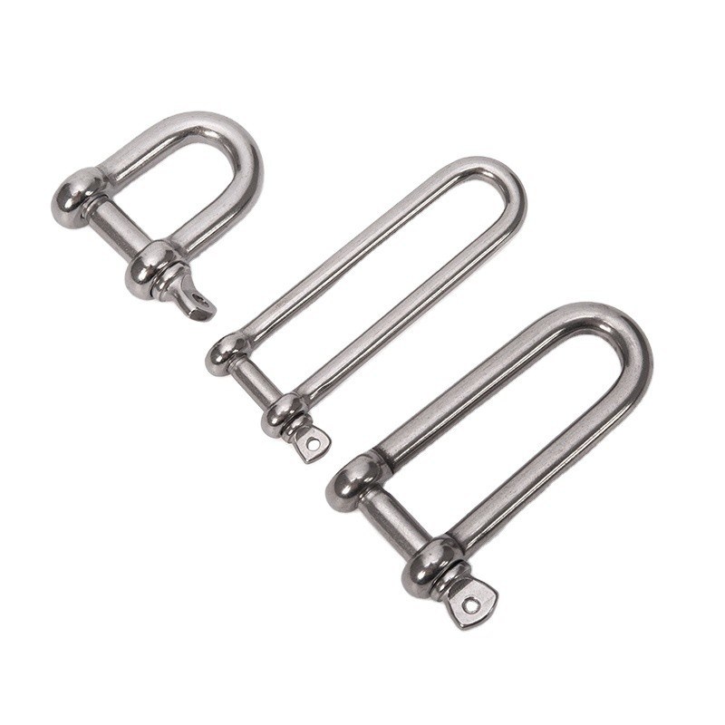 정밀 발사 기술 스테인레스 스틸 장형 리프팅 Dee 스크루 핀 Ss304 또는 Ss316 D 활 디자인으로 묶음