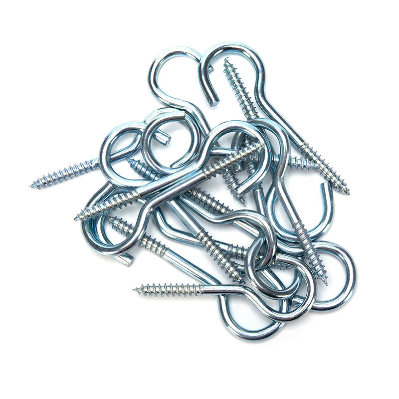 JIS 표준 눈 갈고리 나사 탄소 강철 목재 나선 M1.6 M2 M2.5 M3 M4 M5 M6 M8 M10 M12 M14 M16 M20 흑색 스테인리스