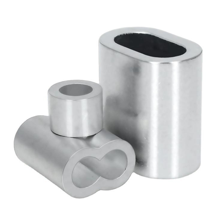 M6 1.6-5.5mm 해상 상업용 장선 단일 더블 소금 물 크림핑 알루미늄 낚시 크림핑 수면 GB 표준 소금 물